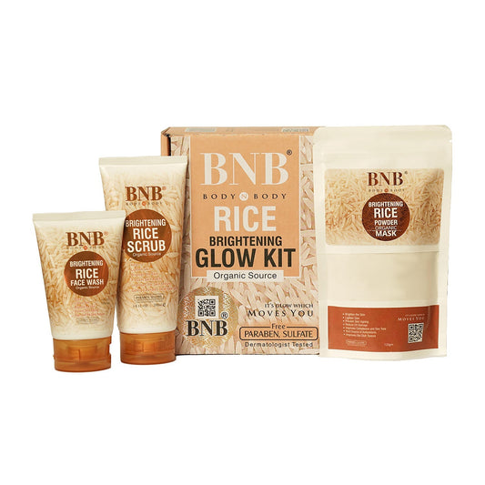 BNB Extract Bright & Glow Kit (  Face Wash +  Scrub +  Mask )