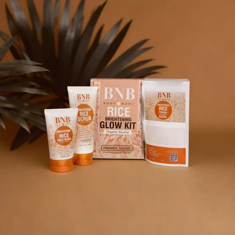 BNB Extract Bright & Glow Kit (  Face Wash +  Scrub +  Mask )